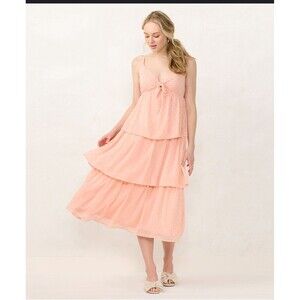 Lauren Conrad Front Tie Dress Size L